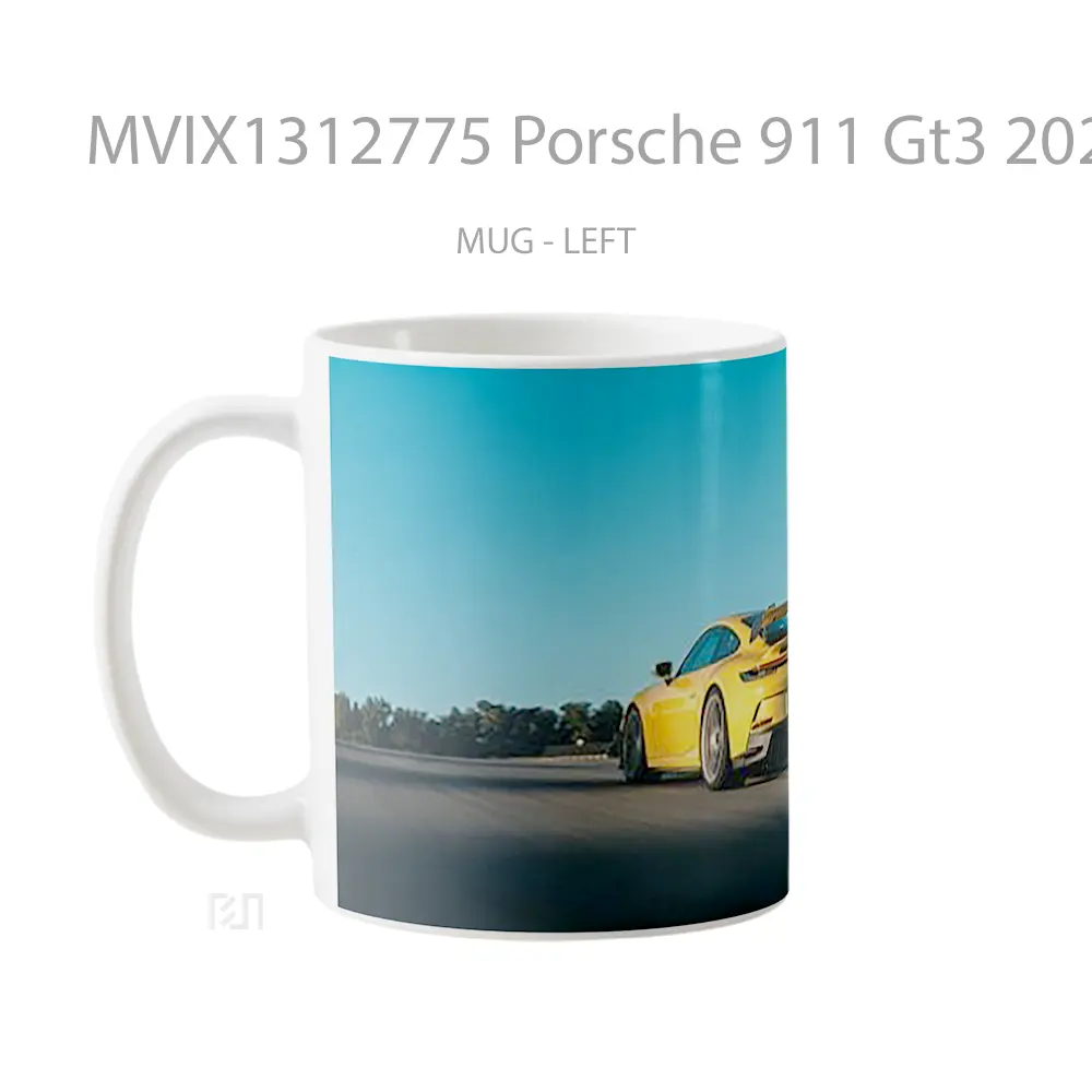 Mug Porsche 911 Gt3 2022 Rear Cangkir Mobil - All-side / Desain