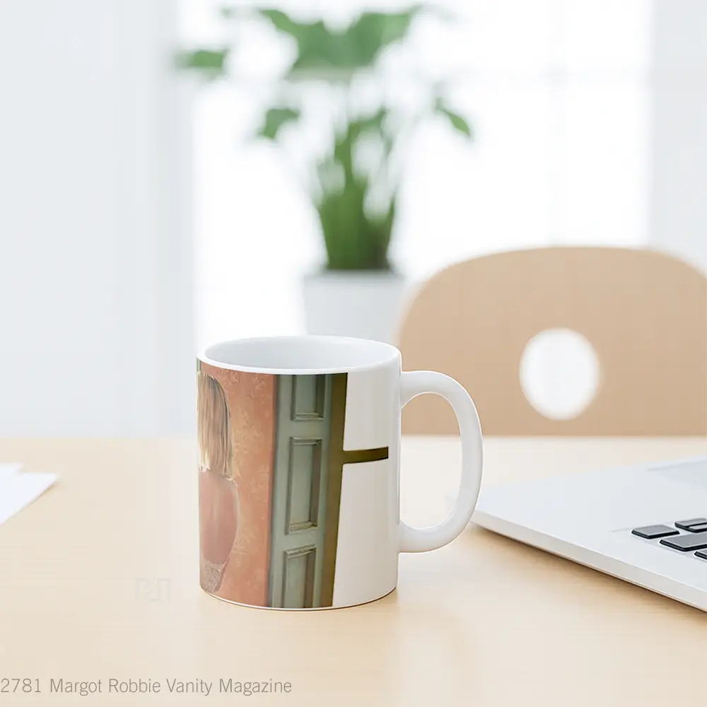 Mug Margot Robbie Vanity Magazine Gelas Keramik Unik - All-side / Desain