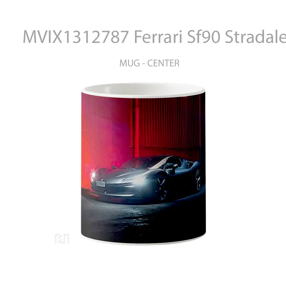 Mug Ferrari Sf90 Stradale Cangkir Mobil