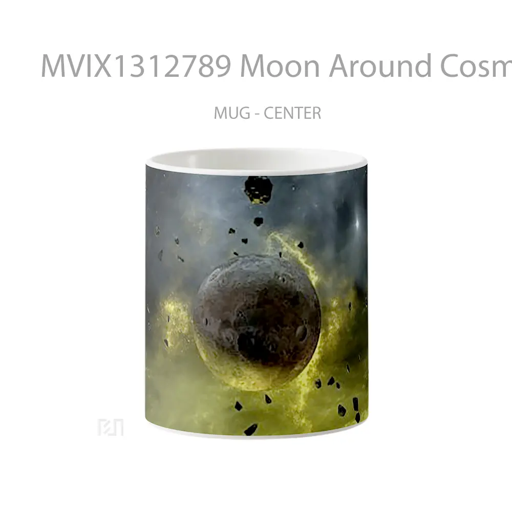 Mug Moon Around Cosmos Gelas Astronomi