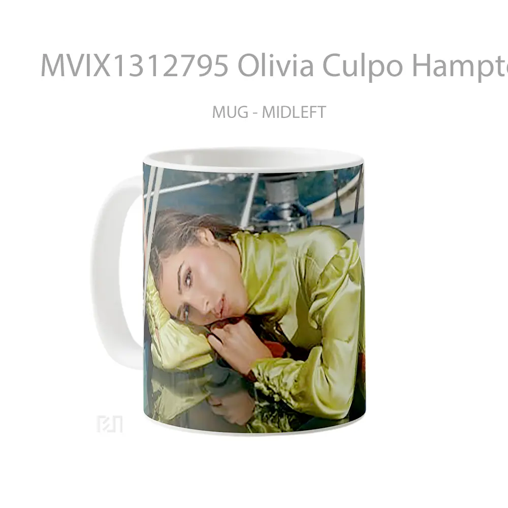 Mug Olivia Culpo Hamptons Magazine Gelas Selebriti - All-side / Desain