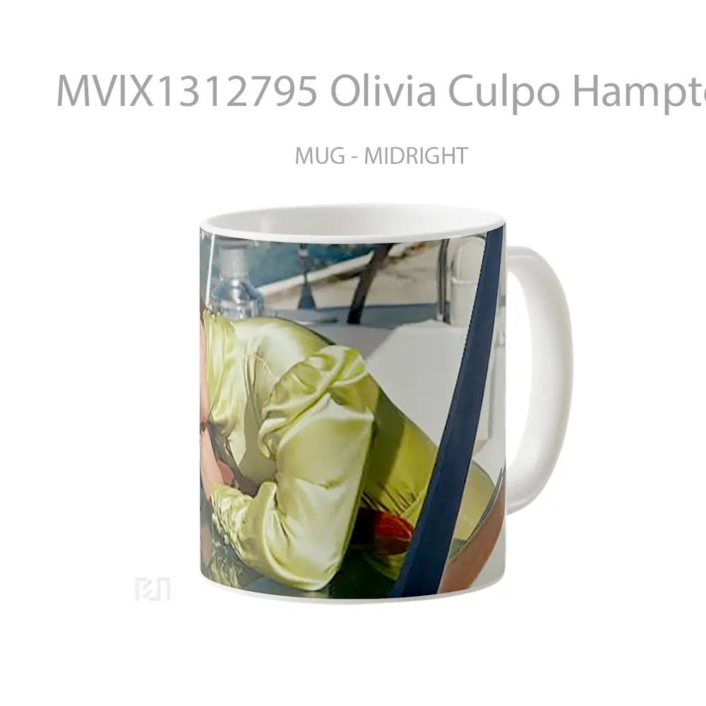 Mug Olivia Culpo Hamptons Magazine Gelas Selebriti - All-side / Desain