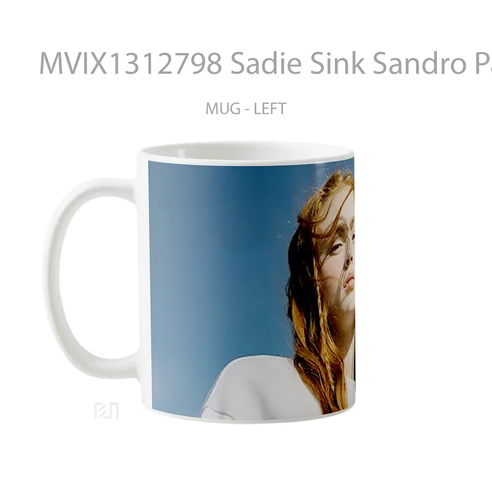 Mug Sadie Sink Sandro Paris Gelas Keramik Unik - All-side / Desain