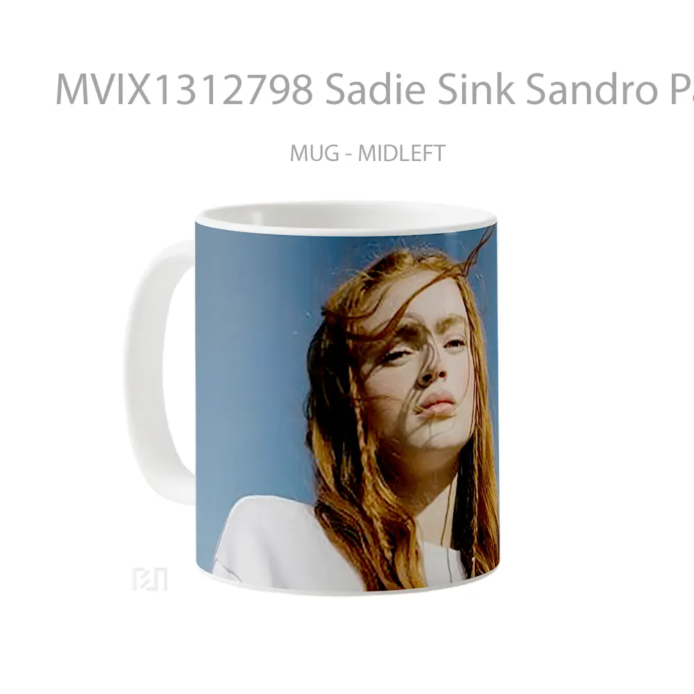Mug Sadie Sink Sandro Paris Gelas Keramik Unik - All-side / Desain