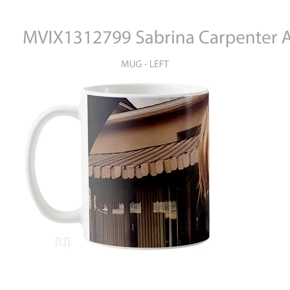 Mug Sabrina Carpenter Amber Asaly Photoshoot Gelas Keramik Unik - All-side / Desain