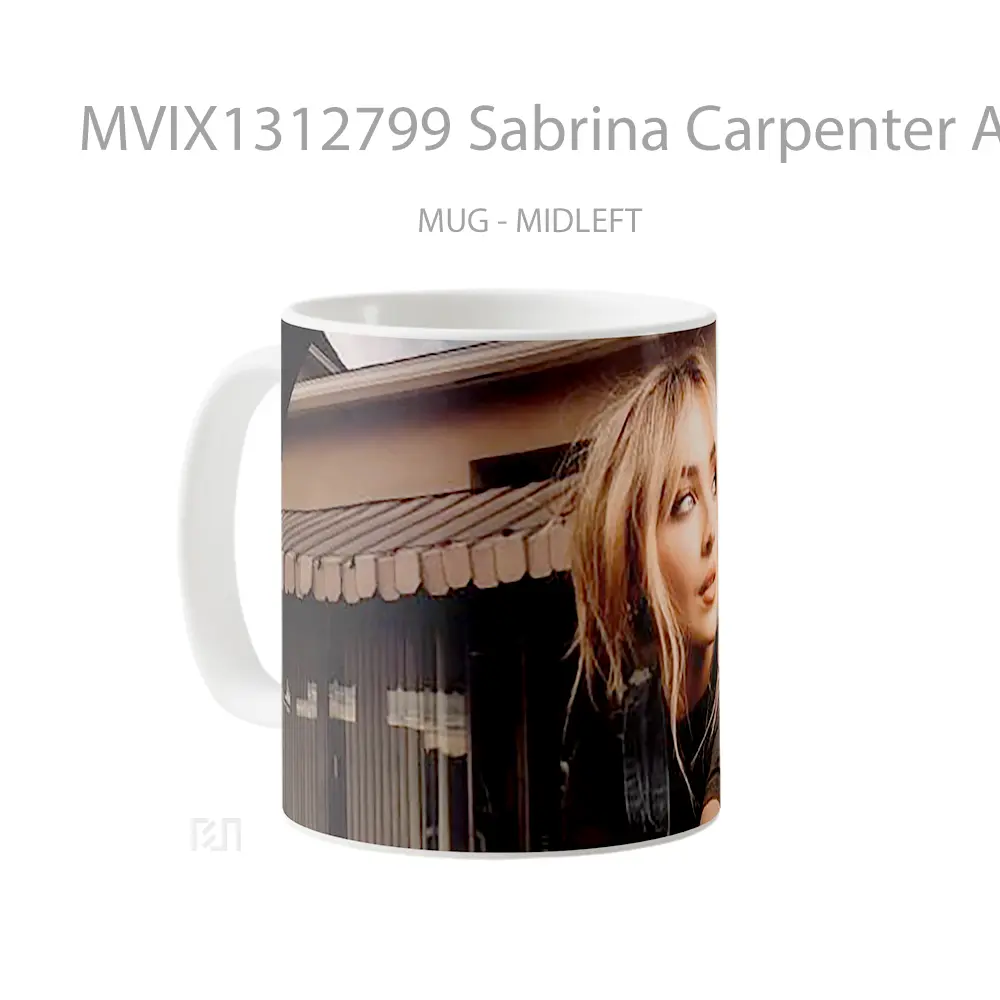 Mug Sabrina Carpenter Amber Asaly Photoshoot Gelas Keramik Unik - All-side / Desain