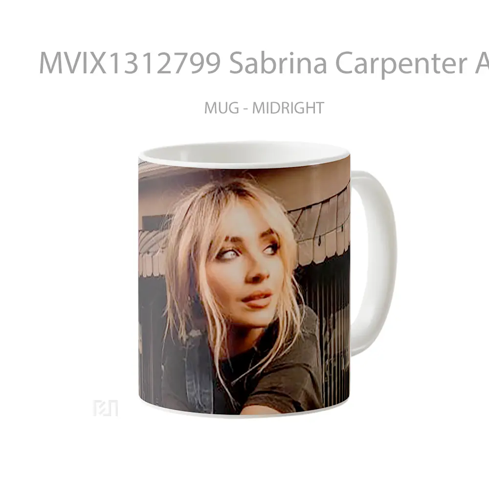 Mug Sabrina Carpenter Amber Asaly Photoshoot Gelas Keramik Unik - All-side / Desain