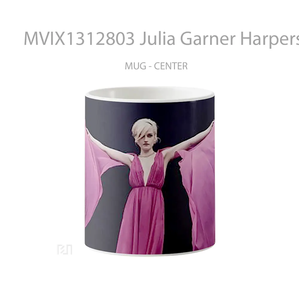 Mug Julia Garner Harpers Bazaar Singapore Gelas Keramik Unik