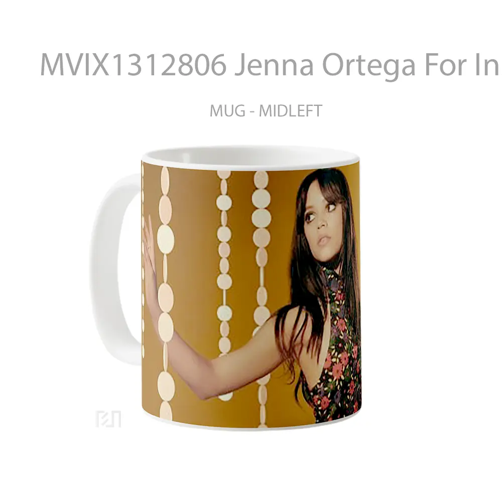 Mug Jenna Ortega For Instyle Magazine Gelas Keramik Unik - All-side / Desain