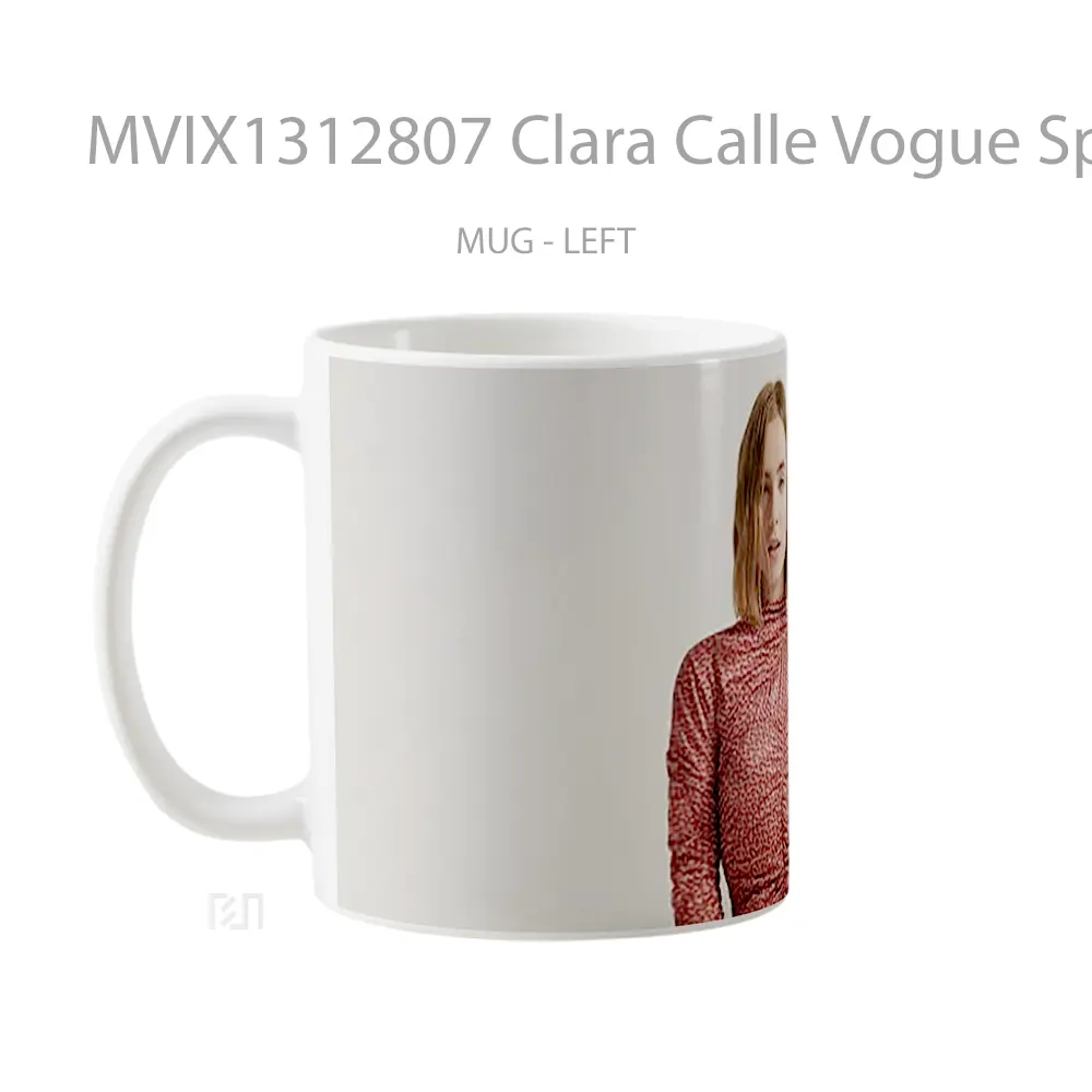 Mug Clara Calle Vogue Spain Gelas Keramik Unik - All-side / Desain