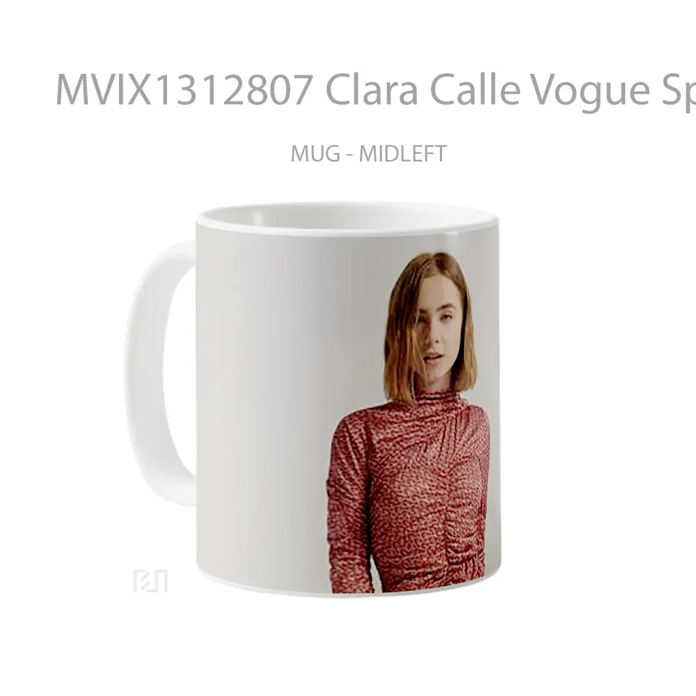 Mug Clara Calle Vogue Spain Gelas Keramik Unik - All-side / Desain