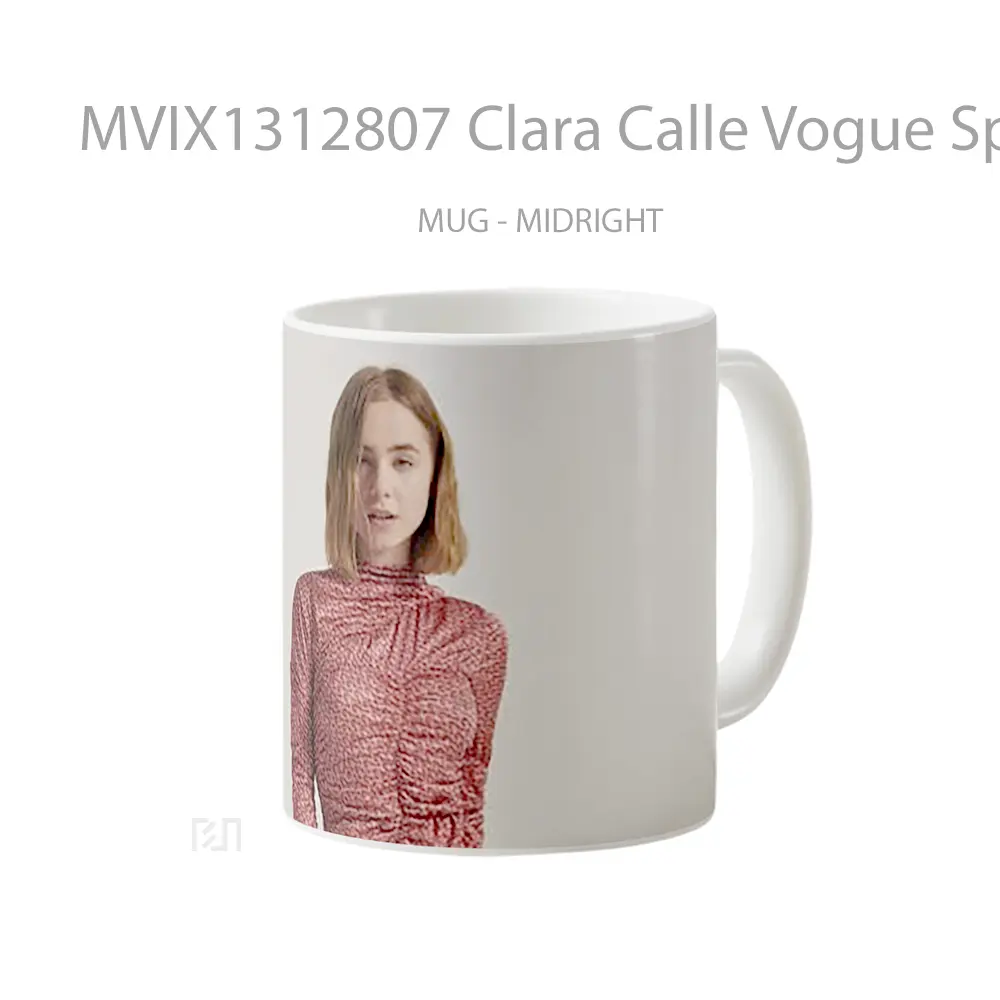 Mug Clara Calle Vogue Spain Gelas Keramik Unik - All-side / Desain