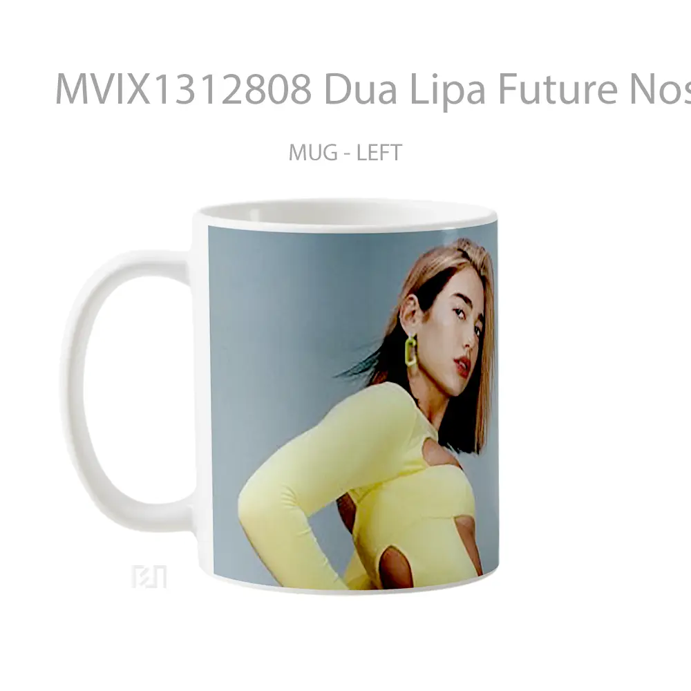 Mug Dua Lipa Future Nostalgia Gelas Selebriti - All-side / Desain