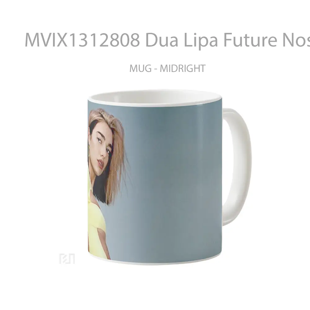 Mug Dua Lipa Future Nostalgia Gelas Selebriti - All-side / Desain
