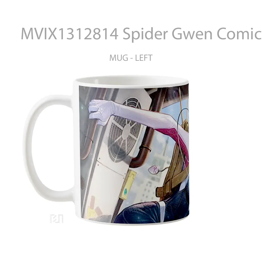 Mug Spider Gwen Comic Art Gelas Keramik Unik - All-side / Desain
