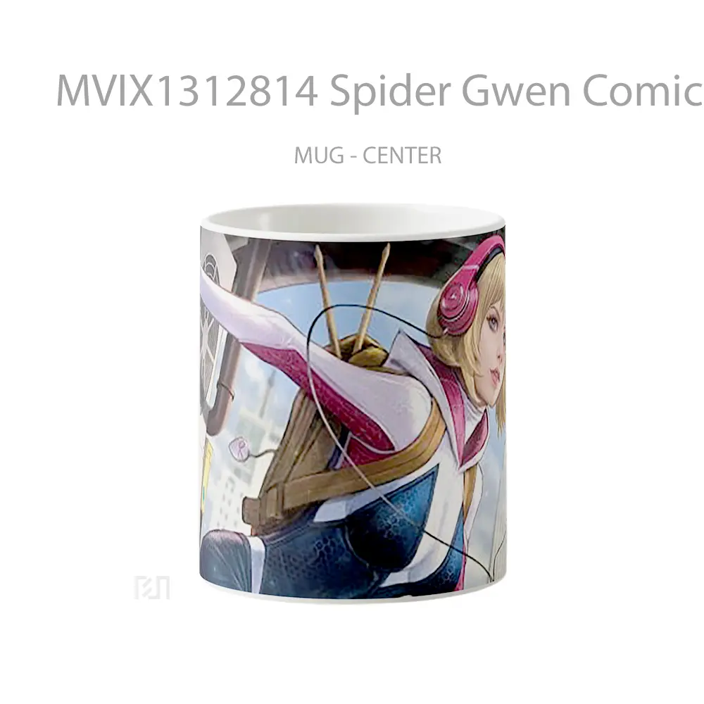 Mug Spider Gwen Comic Art Gelas Keramik Unik
