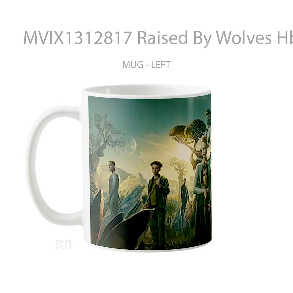 Mug Raised By Wolves Hbo Gelas Hewan Lucu - All-side / Desain