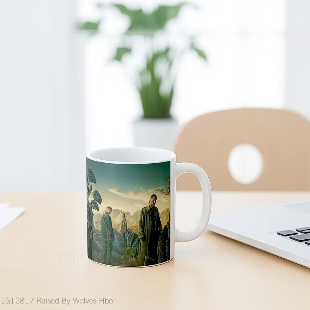 Mug Raised By Wolves Hbo Gelas Hewan Lucu - All-side / Desain