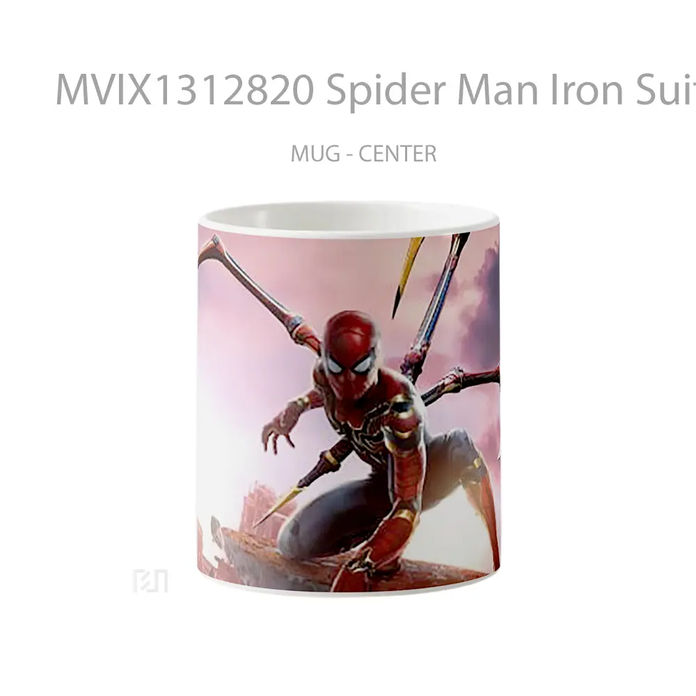 Mug Spider Man Iron Suit Gelas Superhero
