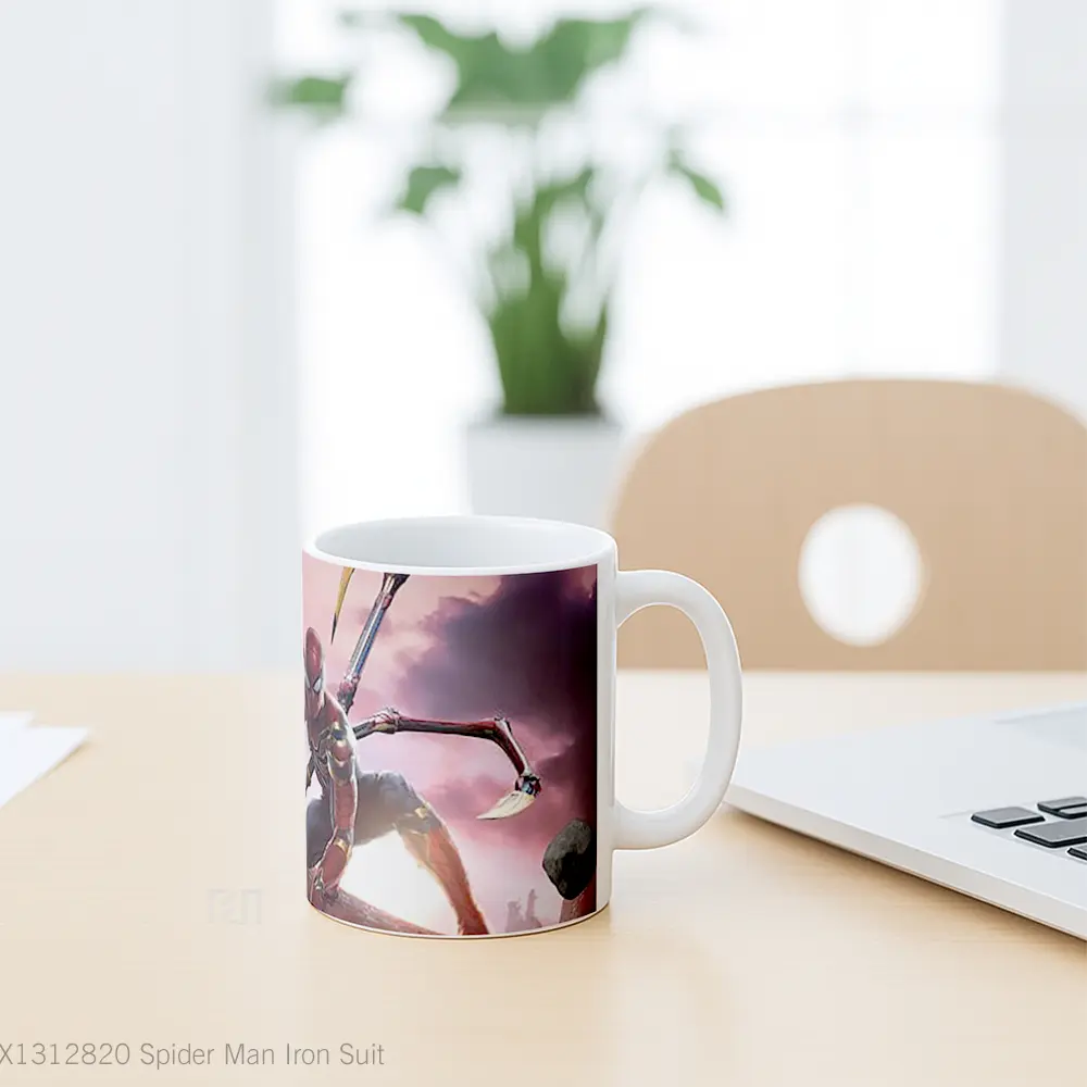 Mug Spider Man Iron Suit Gelas Superhero - All-side / Desain