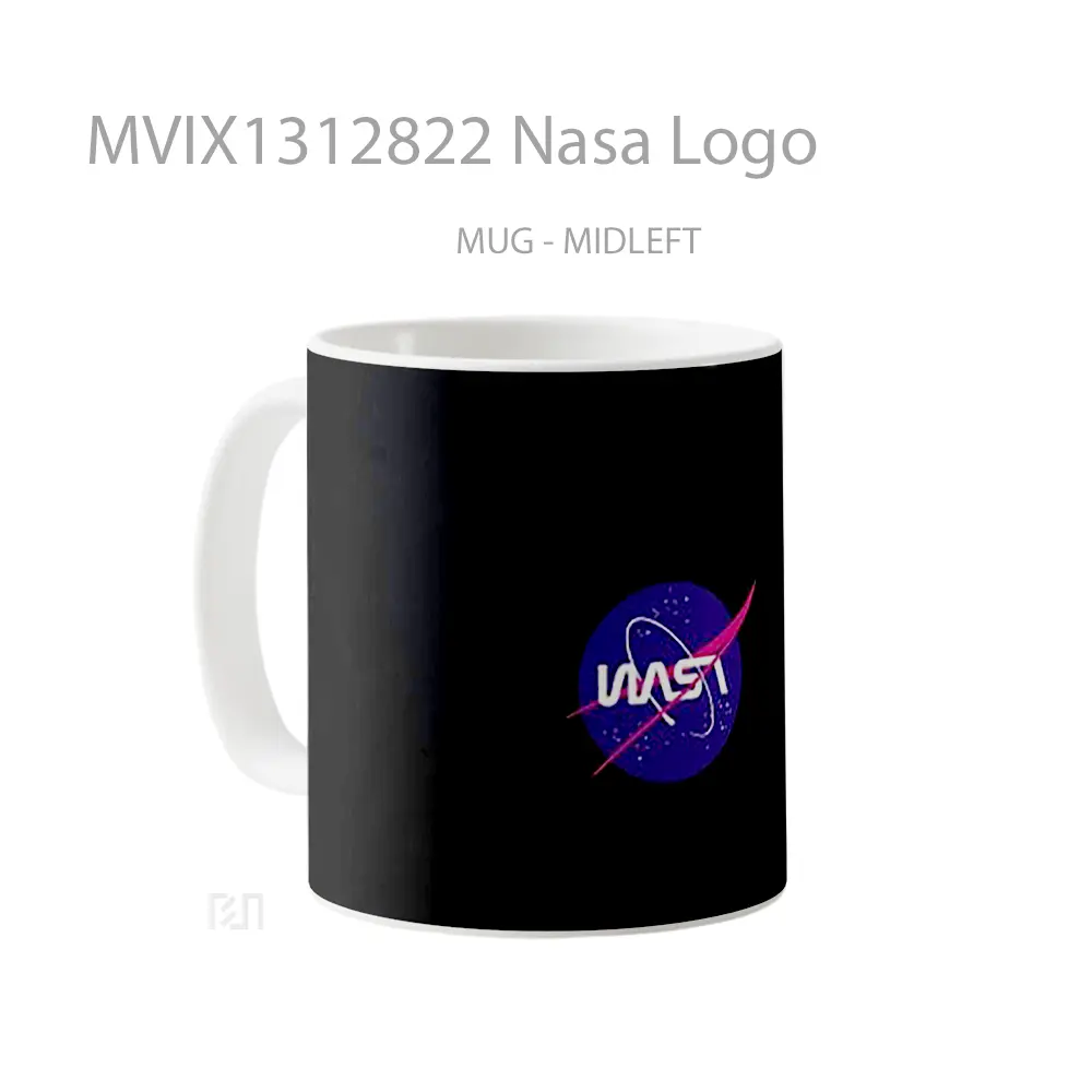 Mug Nasa Logo Gelas Keramik Unik - All-side / Desain