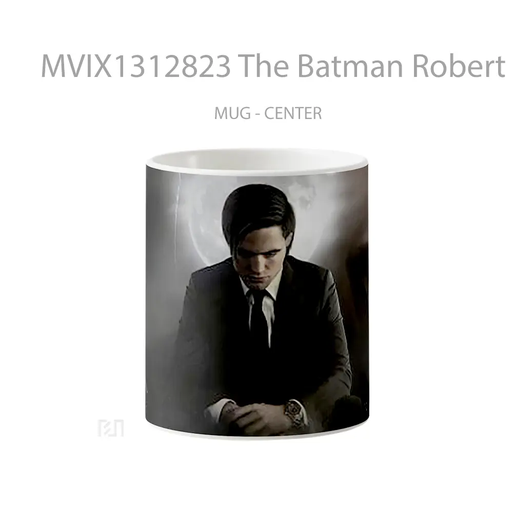 Mug The Batman Robert Pattinson Fanart Gelas Superhero