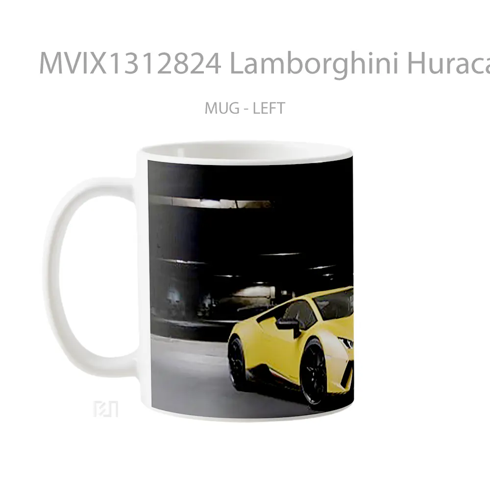Mug Lamborghini Huracan Performante Dbdesign Cangkir Mobil - All-side / Desain