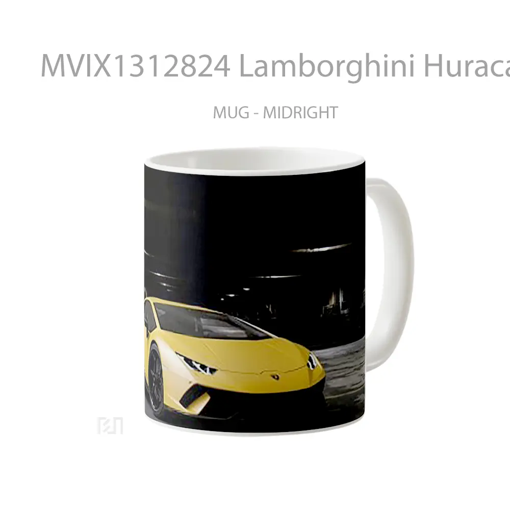 Mug Lamborghini Huracan Performante Dbdesign Cangkir Mobil - All-side / Desain