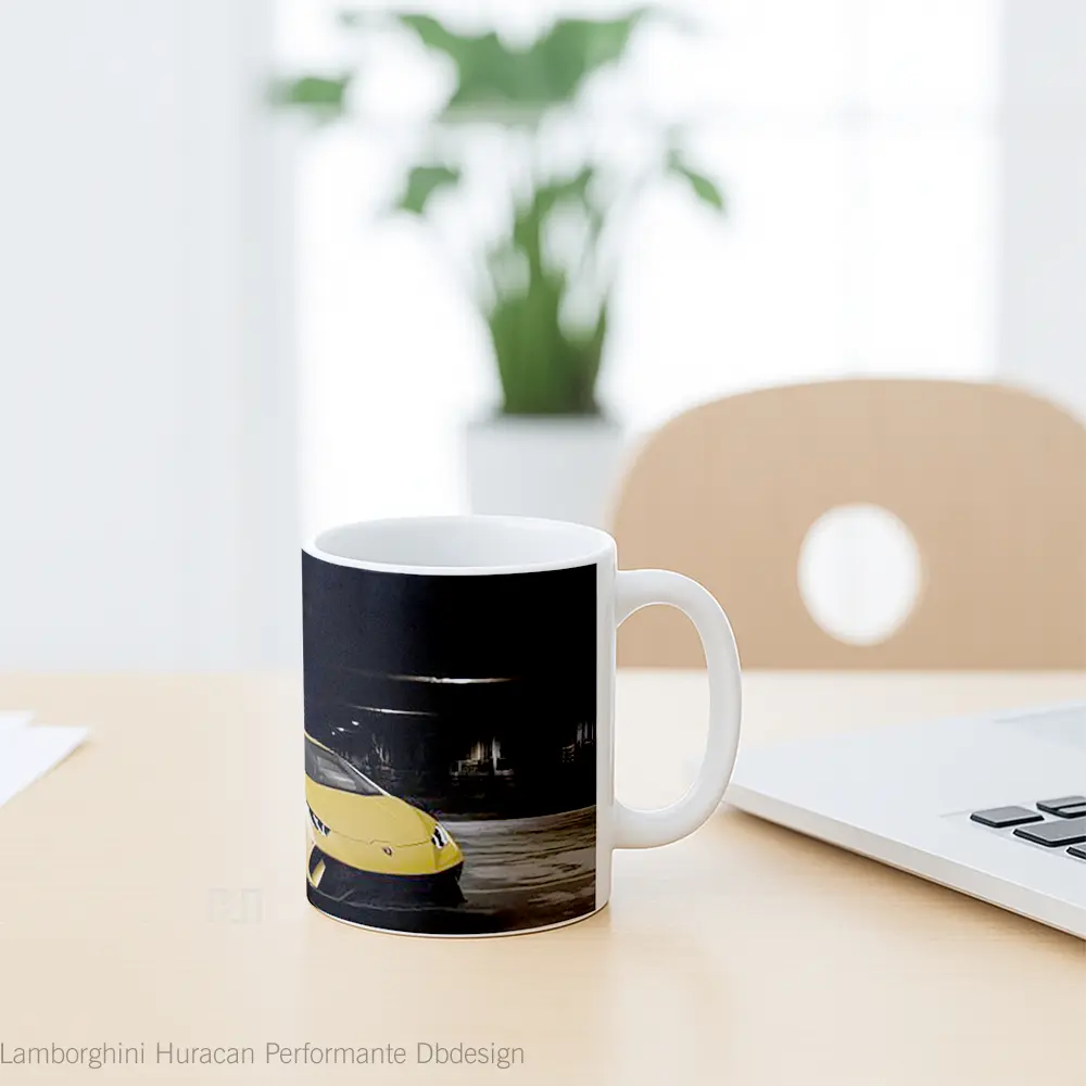 Mug Lamborghini Huracan Performante Dbdesign Cangkir Mobil - All-side / Desain