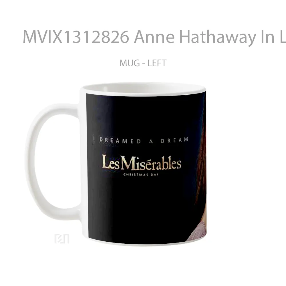 Mug Anne Hathaway In Les Miserables Gelas Selebriti - All-side / Desain