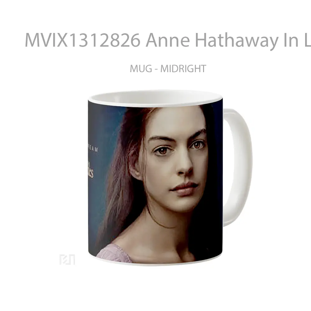 Mug Anne Hathaway In Les Miserables Gelas Selebriti - All-side / Desain