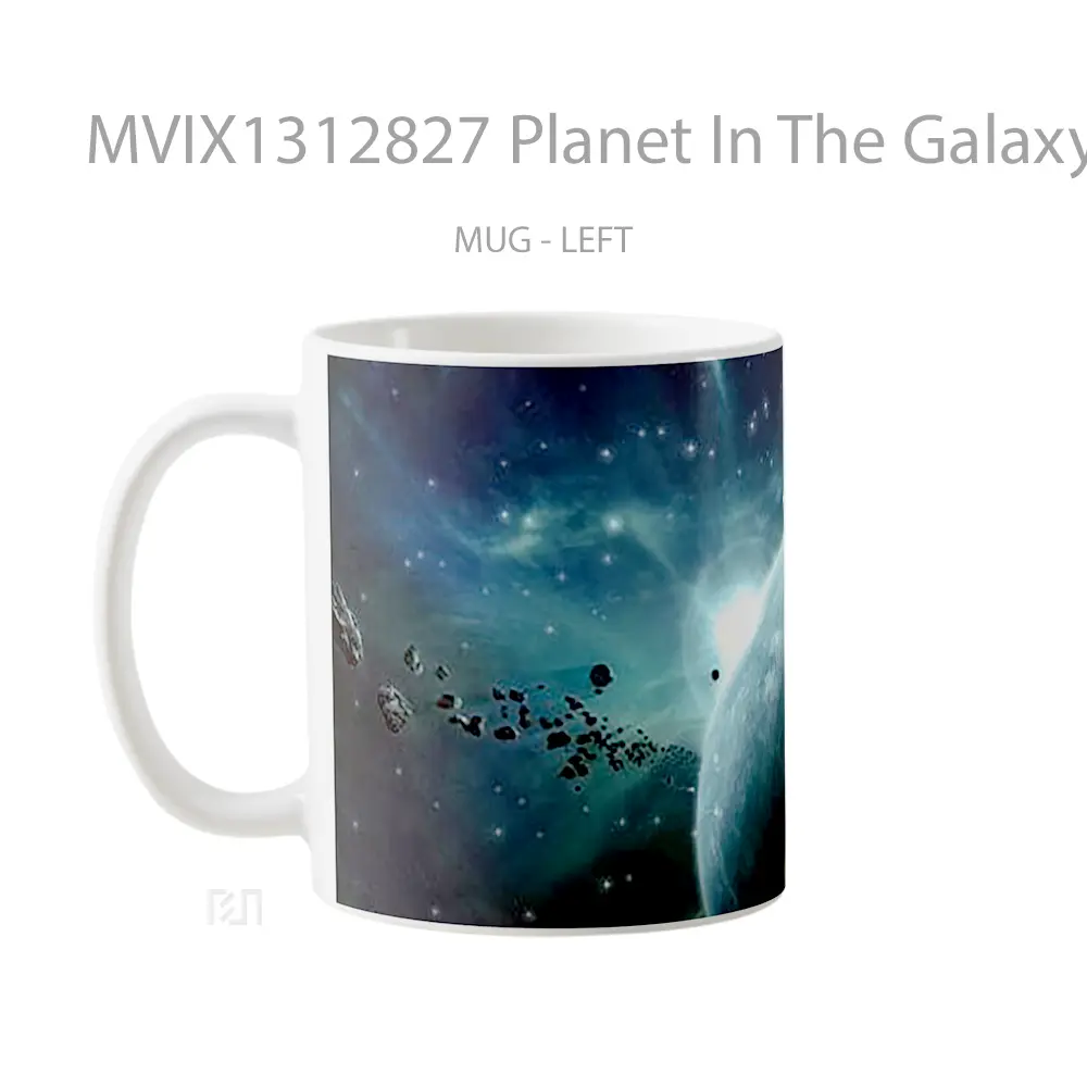 Mug Planet In The Galaxy Gelas Astronomi - All-side / Desain