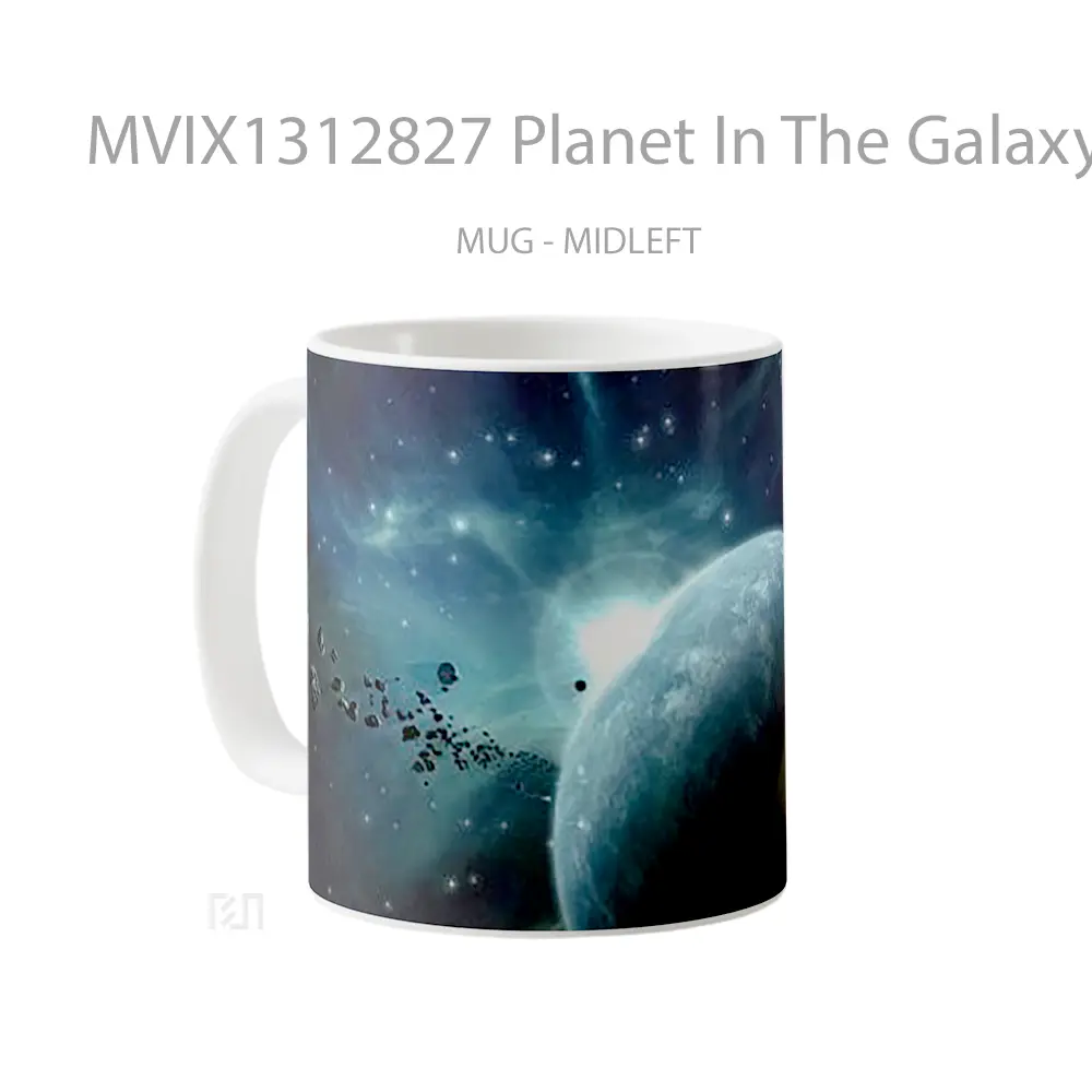 Mug Planet In The Galaxy Gelas Astronomi - All-side / Desain