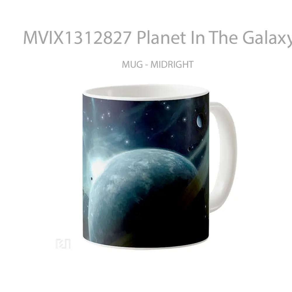 Mug Planet In The Galaxy Gelas Astronomi - All-side / Desain