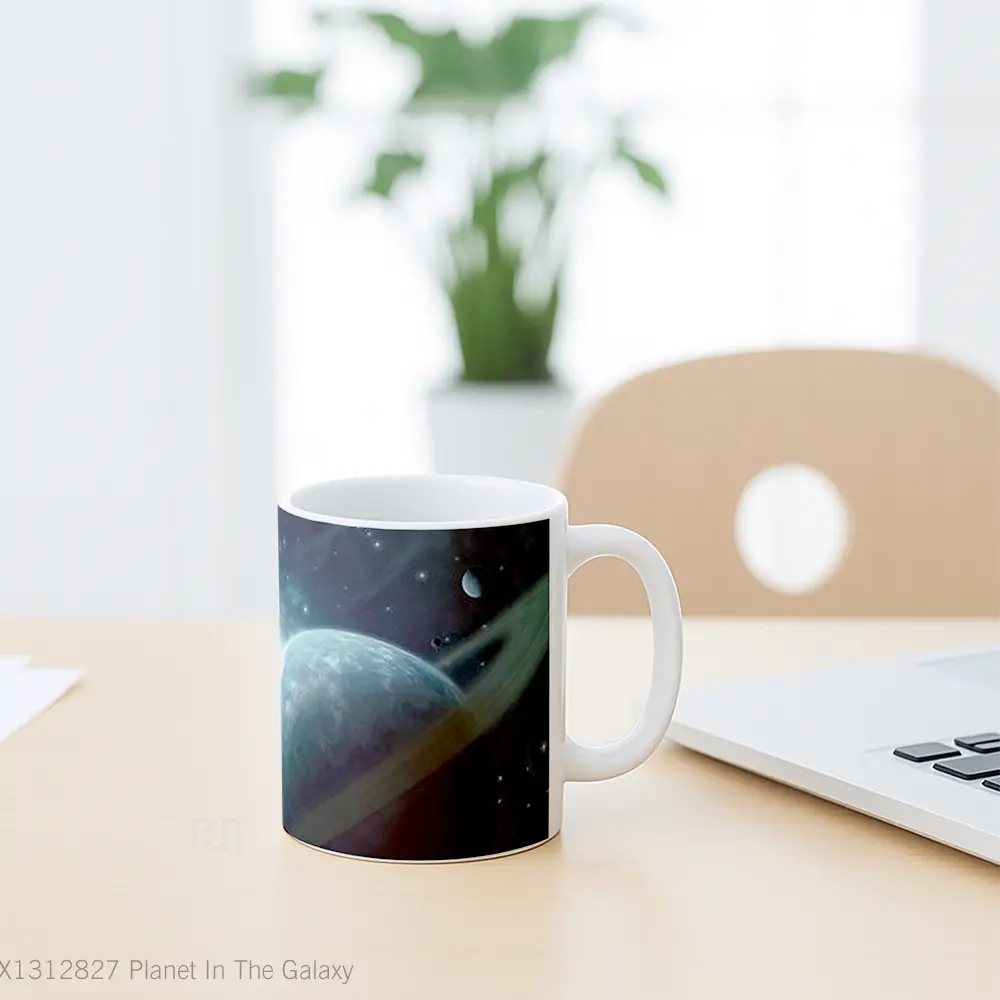 Mug Planet In The Galaxy Gelas Astronomi - All-side / Desain