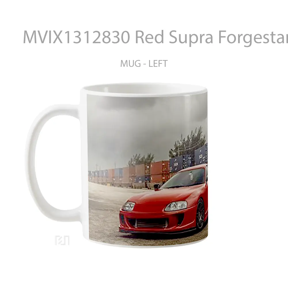 Mug Red Supra Forgestar Wheels 2022 Gelas Keramik Unik - All-side / Desain