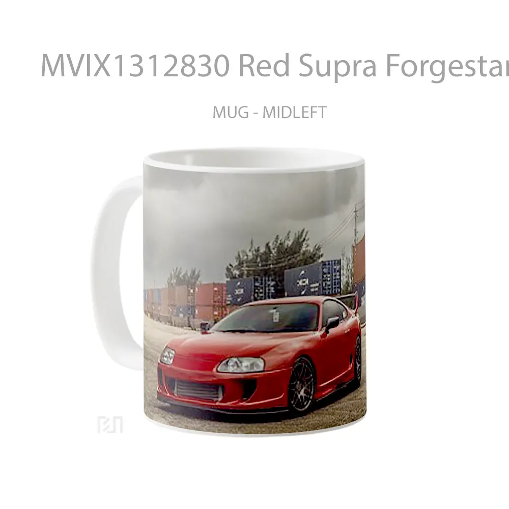 Mug Red Supra Forgestar Wheels 2022 Gelas Keramik Unik - All-side / Desain
