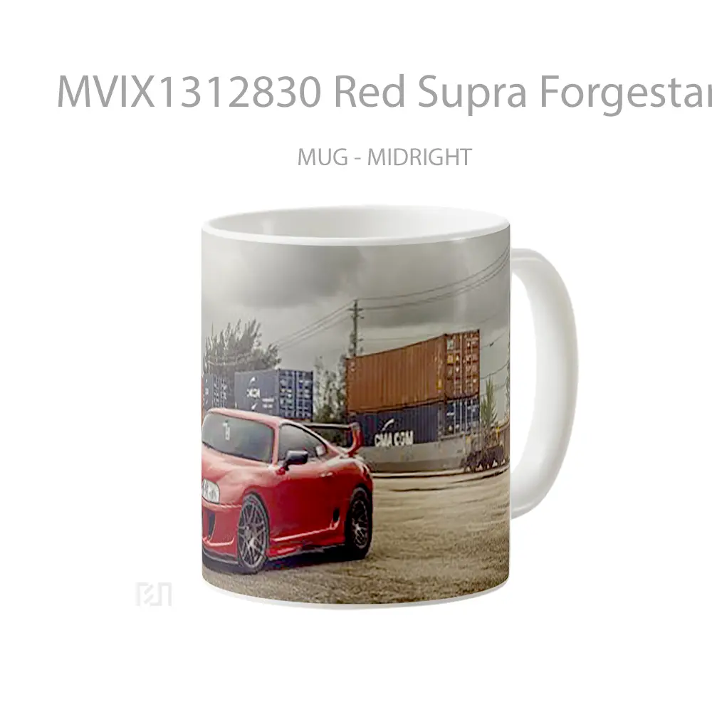 Mug Red Supra Forgestar Wheels 2022 Gelas Keramik Unik - All-side / Desain