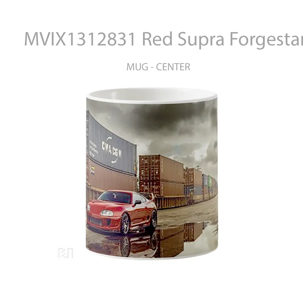 Mug Red Supra Forgestar Wheels Gelas Keramik Unik