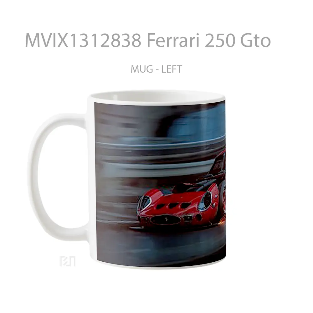 Mug Ferrari 250 Gto Cangkir Mobil - All-side / Desain