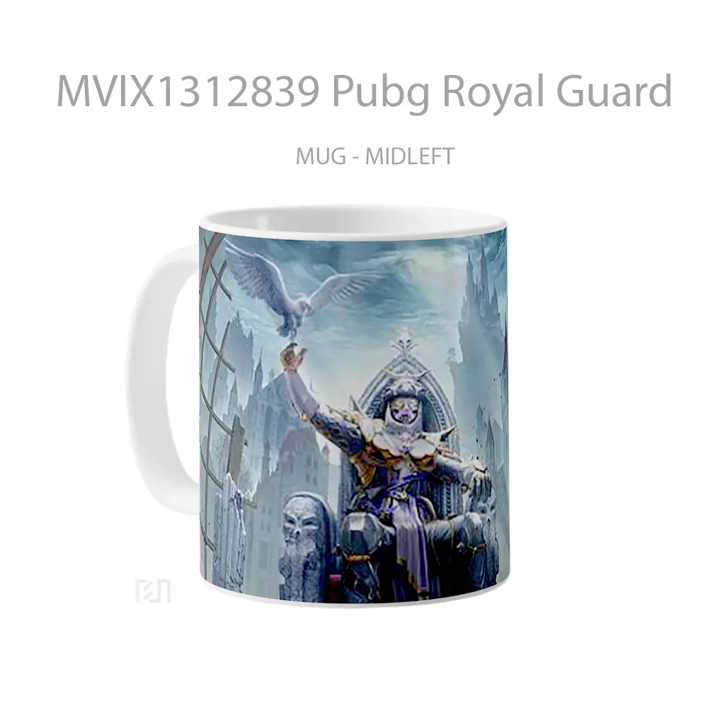 Mug Pubg Royal Guard Cangkir Gamer - All-side / Desain