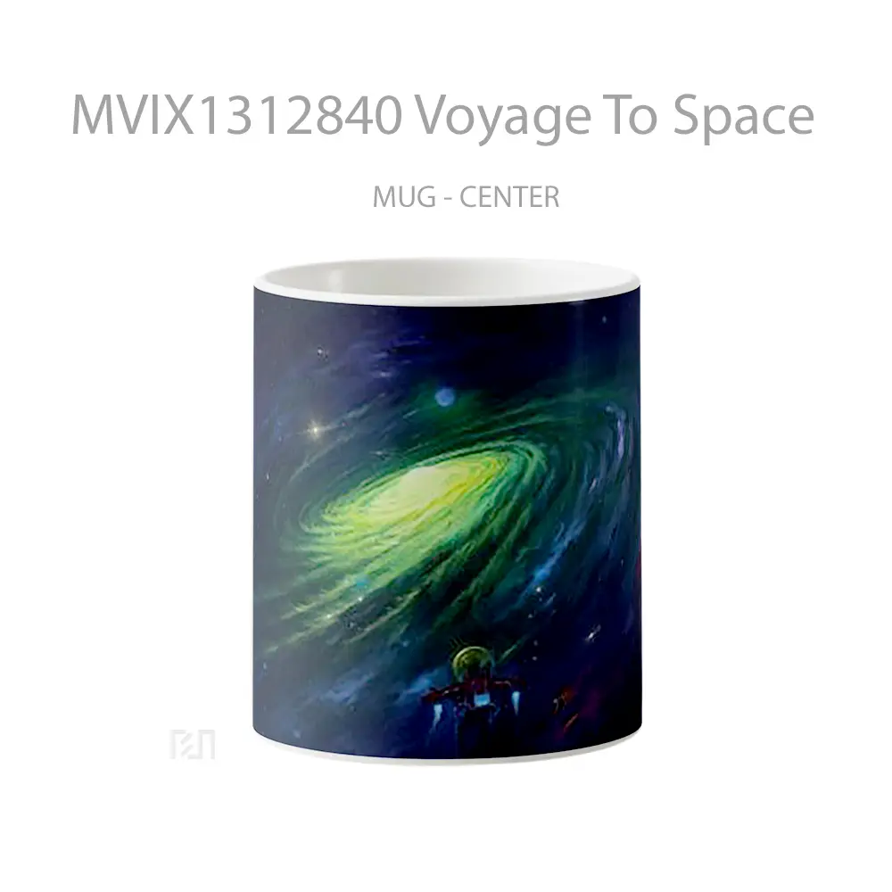 Mug Voyage To Space Gelas Astronomi