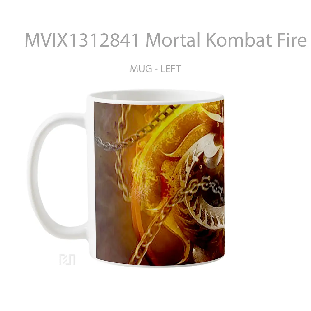 Mug Mortal Kombat Fire Gelas Keramik Unik - All-side / Desain