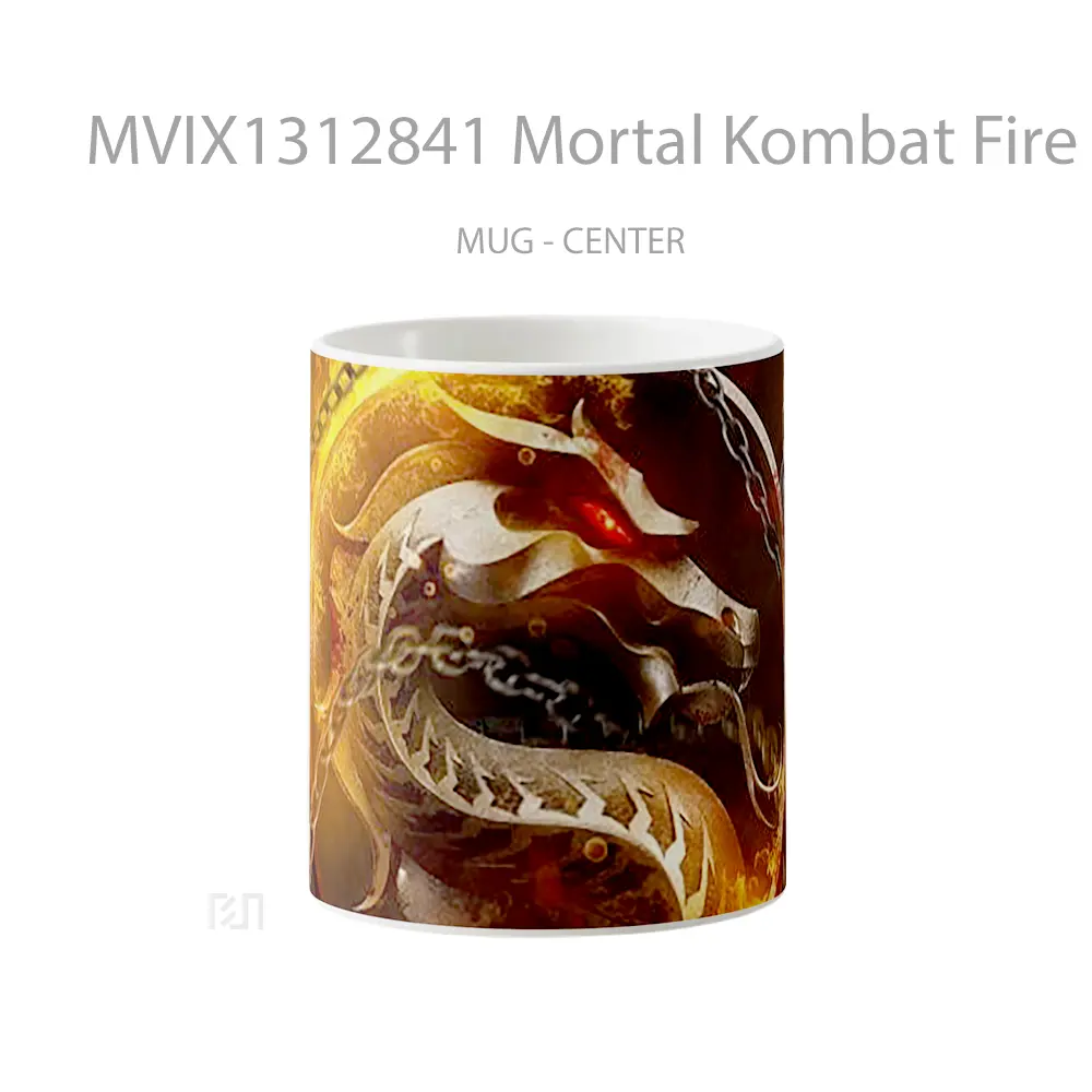 Mug Mortal Kombat Fire Gelas Keramik Unik