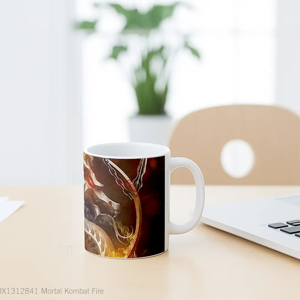 Mug Mortal Kombat Fire Gelas Keramik Unik - All-side / Desain