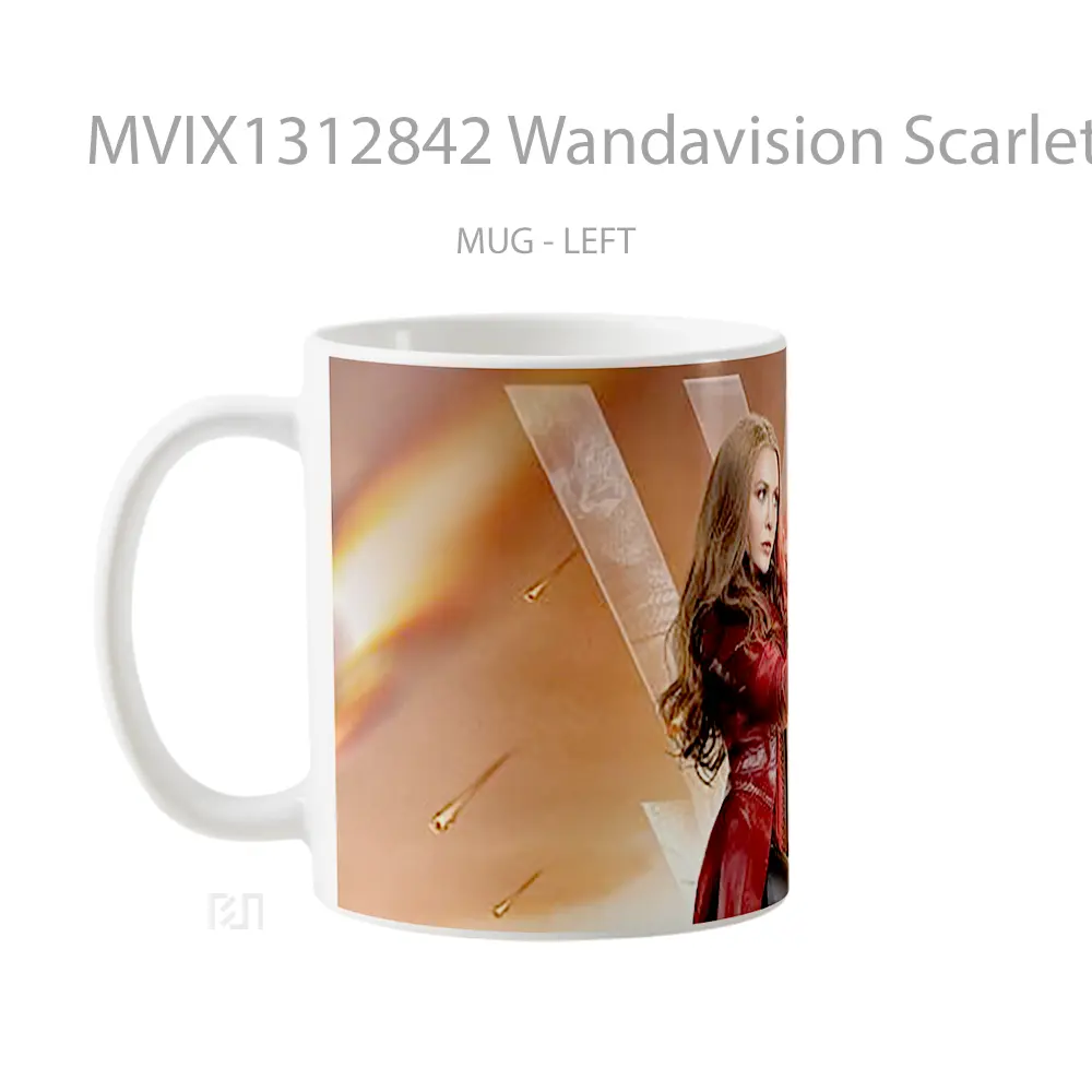 Mug Wandavision Scarlet Witch Gelas Superhero - All-side / Desain