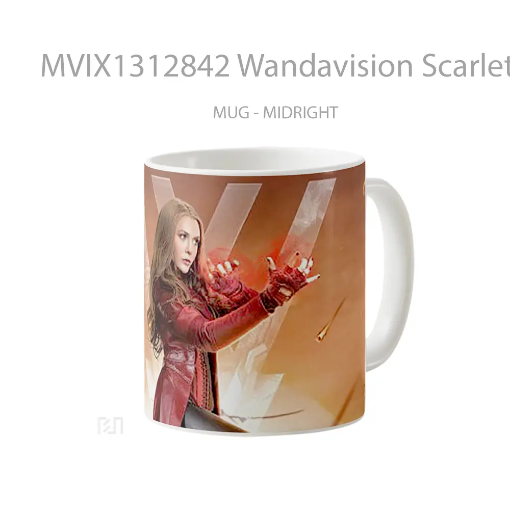 Mug Wandavision Scarlet Witch Gelas Superhero - All-side / Desain