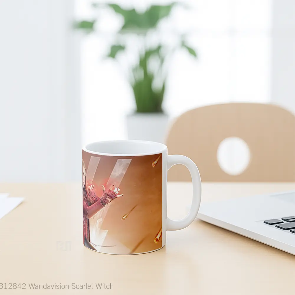Mug Wandavision Scarlet Witch Gelas Superhero - All-side / Desain