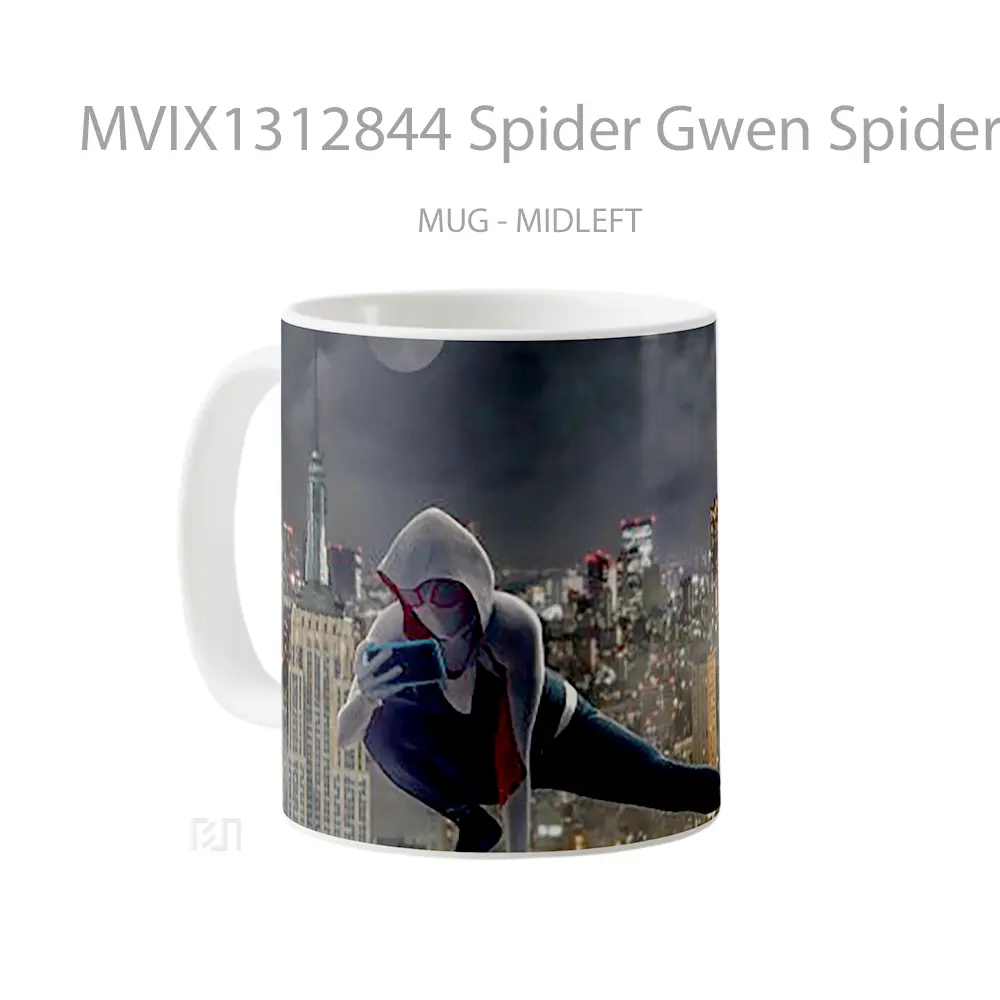 Mug Spider Gwen Spider Man No Way Home Gelas Superhero - All-side / Desain
