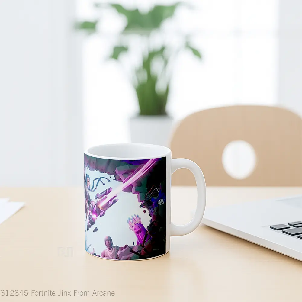 Mug Fortnite Jinx From Arcane Cangkir Gamer - All-side / Desain
